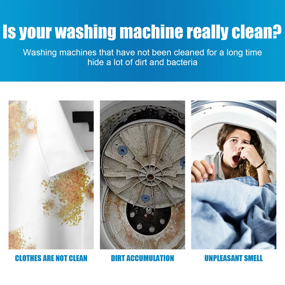 20/40/60/80 Pcs Washing Machine Cleaner Tablets Deep Cleaning Tub Drum Washer Cleaner Odor Eliminator Effervescent Descaler 100g